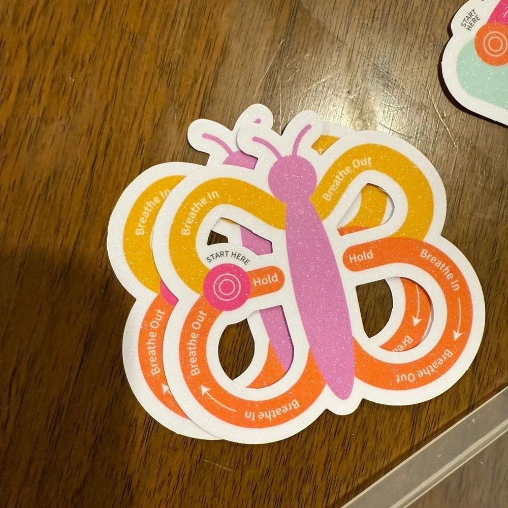 mindfulness calming sensory stickers - great Valentine’s Day gifts!